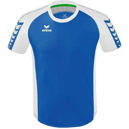 Erima Six Wings Shirt Korte Mouw Kinderen - Wit / New Royal | Maat: 152