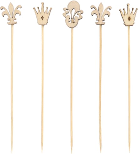 10x 100 Fingerfood prikkers 12 cm Royal