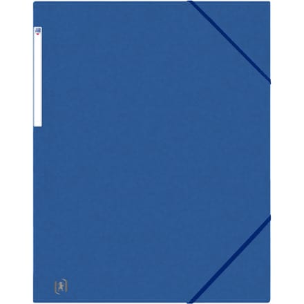 Elastomap Oxford Top File+ A3 3 kleppen 390gr blauw