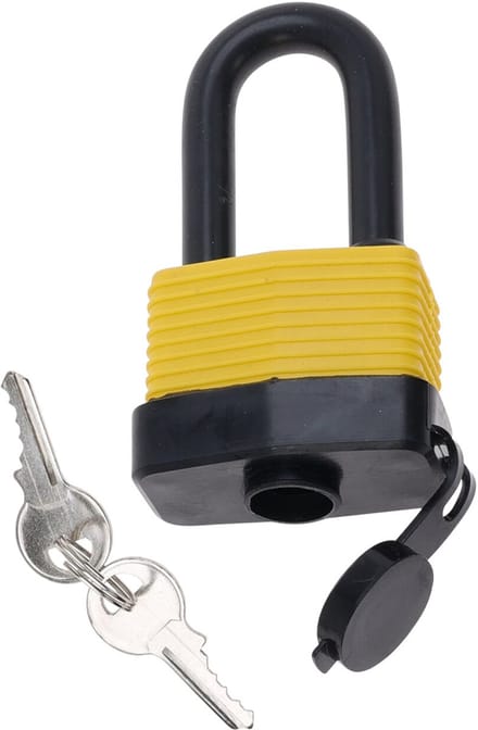 FX Tools Hangslot met sleutel - waterbestendig - 50 mm beugel - 2 sleutels - 11.5 x 6 x 3 cm