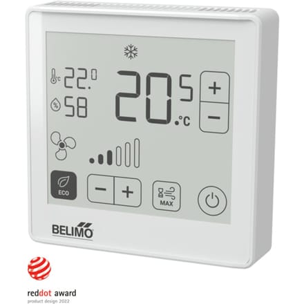 Kamer Bedrijfseenheid Temperatuur Vochtigheid Modbus BACnet