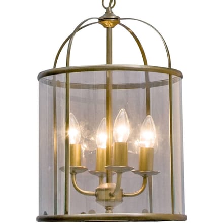 Hanglamp Pimpernel 5972BR Brons Ø25 cm, hoogte instelbaar, 4 x E14 fitting, glas en metaal, Steinhauer