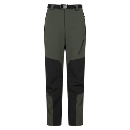 Mountain Warehouse Heren Forest Fleece gevoerde normale winterbroek (Groen)