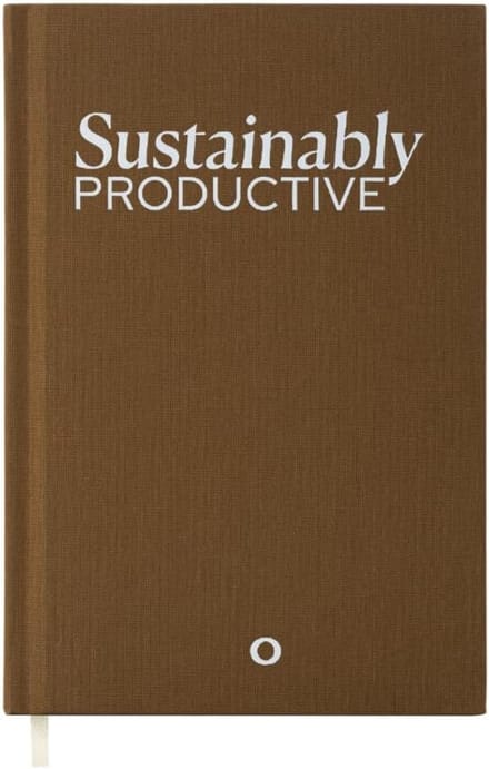 Productiviteitsplanner - Welzijnsorganizer - Bewust Plannen - Ongedateerd 3 Maanden - A5 Formaat - Bruin
