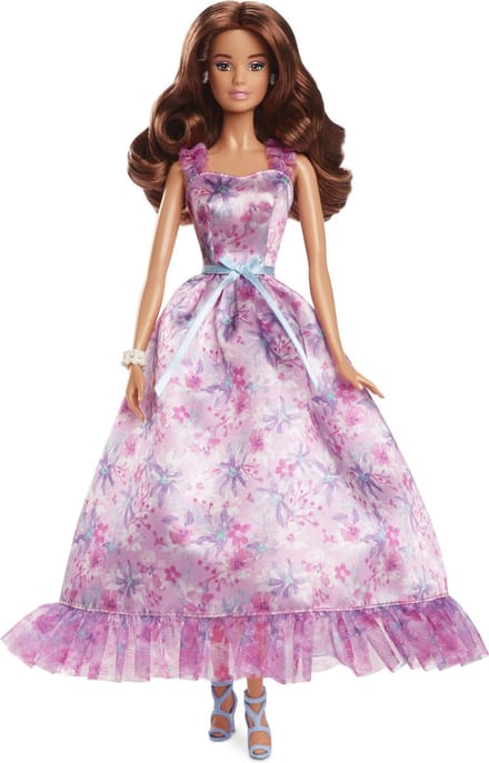 Barbie Signature Verjaardagspop - Met roze jurk - Modepop