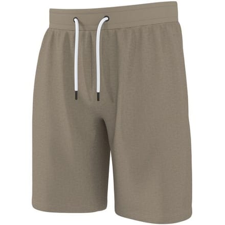 ESMARA MEN Heren sweatshorts - met structuur (Beige, L)