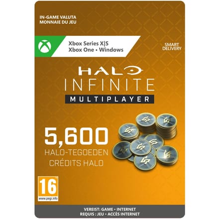 Halo Infinite - 5000 Halo-Tegoeden+ 600 Bonus