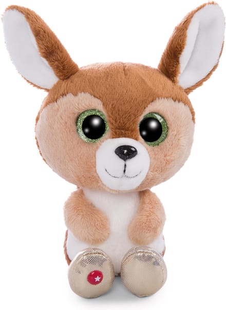 Nici pluche knuffel reekalf Feena - Glubschis 15cm pluche speelgoed.