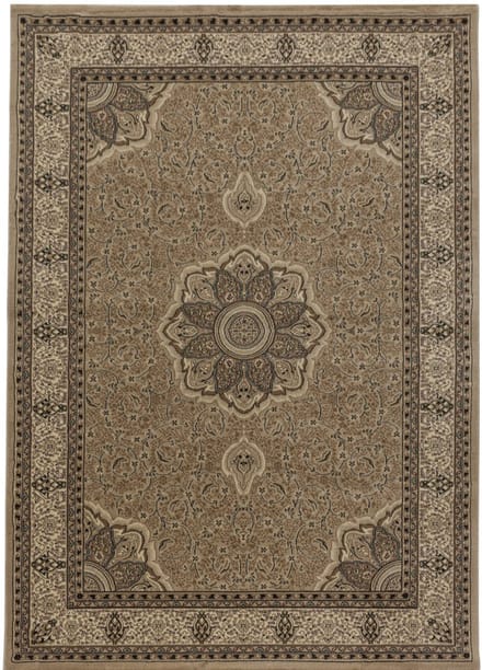 Kashmir – Klassiek Vloerkleed – Beige – 80x150 cm