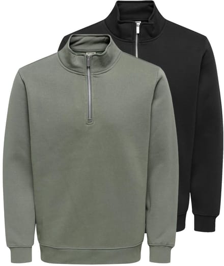Only & Sons Heren sweatshirt 2 pack Connor