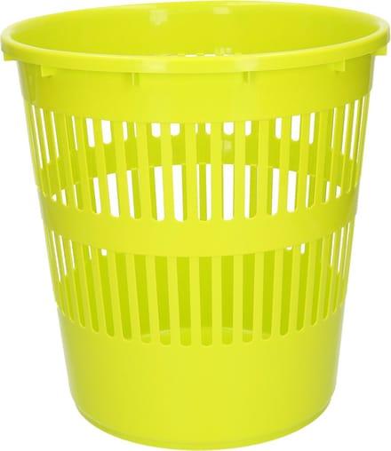 Plasticforte Afvalemmer - 10 liter - 28 cm - kunststof - groen - prullenmand