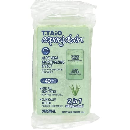 T. Taio, Aloë Vera Zeep-Spons, Origineel, 120g (4,2 oz) white