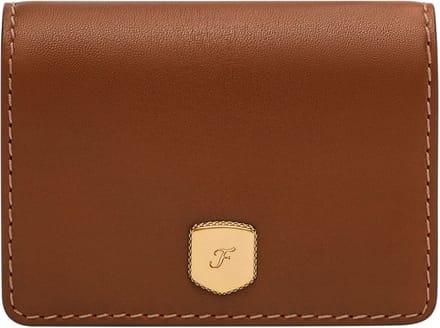 FOSSIL portemonnee Lennox Small Flap Wallet Medium Brown bruine