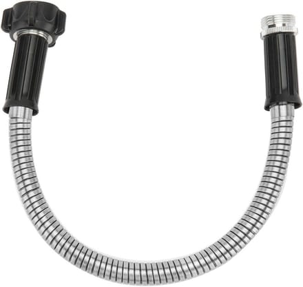 Korte Tuinslang 0,3m Roestvrij Staal met Mannelijke Connector