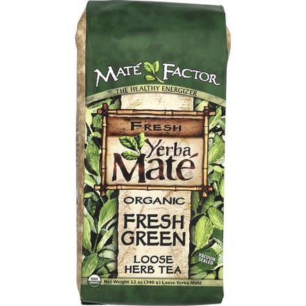 Biologische Yerba Mate, Losse Kruidenthee, Vers Groen, 340G(12oz) beige