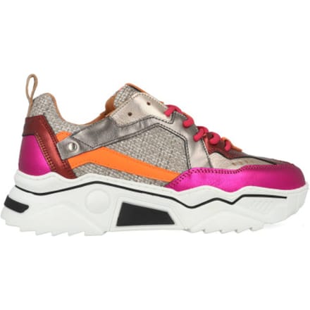 Dames Sneakers Dwrs Pluto Steel Fuchsia Oud-zilver - Maat 41