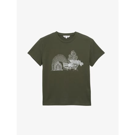 Dames-T-shirt met opdruk Aigle