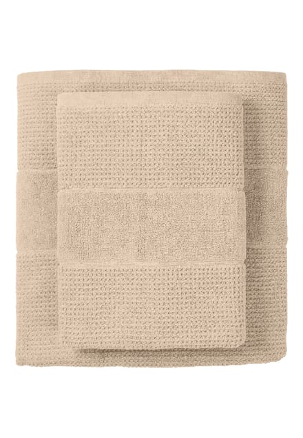Douchehanddoek, set van 2 stuks, 70 x 140 cm, sahara - SCHIESSER Home 70*140