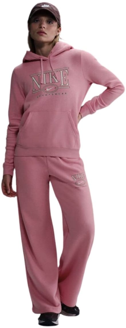 Sportswear Club Fleece Stadium Trui Dames Elemental Pink/Htr L