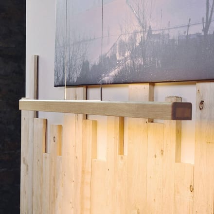 HerzBlut Leonora hanglamp Up&Down 121cm natuur