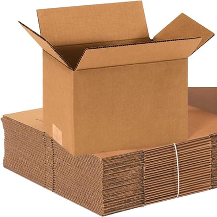 STAR&STER Verzenddozen Platte doos bruin enkelgolfkarton 25 Dozen X (16 x 12 x 11 cm)