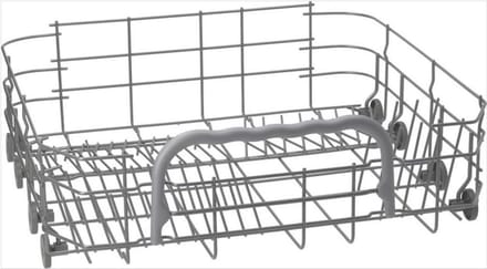 Vaatwasmand Onderkant - Mand Onder - Vaat Reinigen - Flexibele Indeling - Standaard Maat - Wit