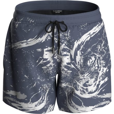 Water Tiger Logo Zwemshorts in Grijs