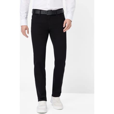 Brax Heren Jeans  Style CHUCK PERMA BLACK, denim perma zwart, maat 52/32