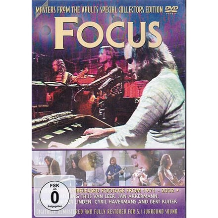 DVD FOCUS - Masters From The Vaults INT1027 Classic Rock Le 2002 Niet-Japanse Rock Gebruikt