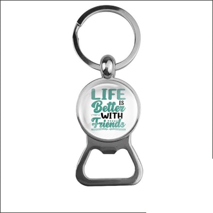 Bieropener Glas - Life Is Better With Friends