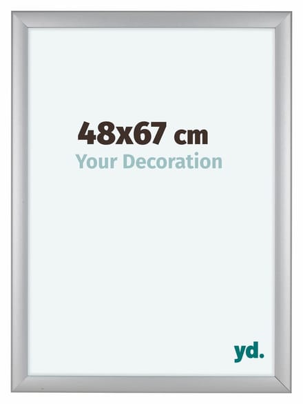 Your Decoration - Fotolijst 48x67 cm - MDF - Zilver Mat - Como