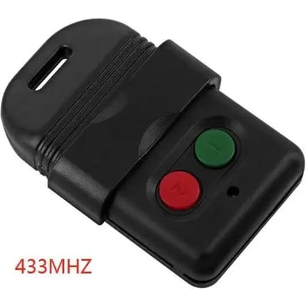Télécommande Universelle 8 Interrupteurs DIP Code Fixe Smc5326P-3 433Mhz pour Portail Automatique, Ouvre-porte de Garage ou Système d'Alarme black