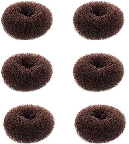 Kinder Haar Bun Maker - Donut Sok Vorm - Snel Kapsel Maken - Mini Maat 6cm - 6 Stuks Set