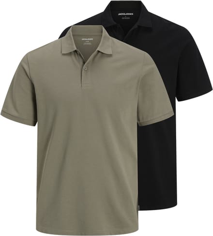 JACK & JONES- JJKANE POLO SS 2PK MP - Heren - T-shirt