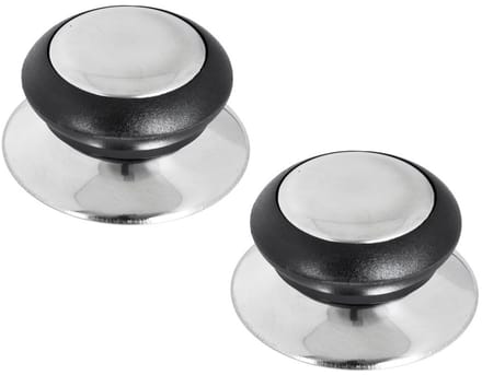 Orion - Stalen Dekselknop Set - 2 Stuks - Universeel - Ergonomisch