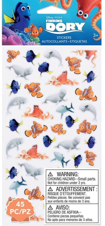 Disney - Finding dory stickers - 45 st. - 53-00093