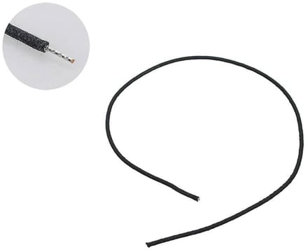 Boston PBW1/BK Push Back Wire – Zwart, 30 cm, USA Made (Gavitt)