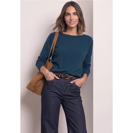 Dolman-trui met boothals