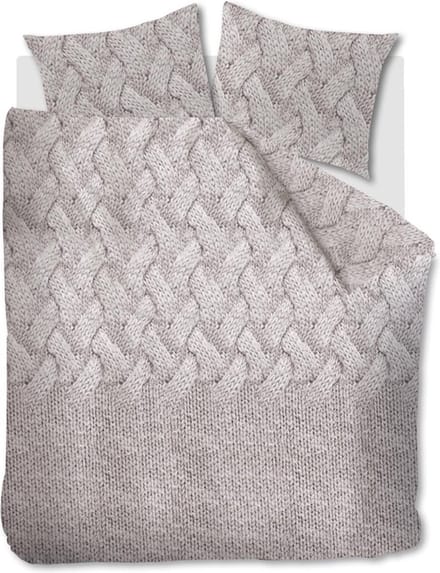 Ariadne at Home Wool dekbedovertrek - Tweepersoons - 200x200/220 - Gebroken wit