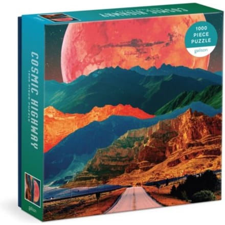 Cosmic Highway 1000 Piece Puzzle In A Square Box - Galison