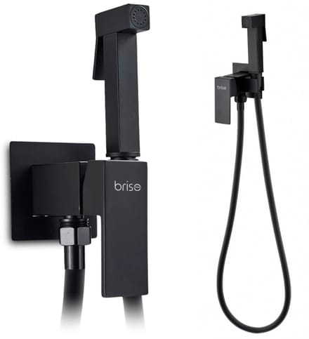 Briso VANTA - Inbouw Bidetkraan - Mat Zwart - RVS en Messing