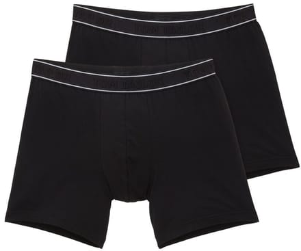 Tom Tailor Halflange boxershorts in een 2-pack in een dubbele verpakking