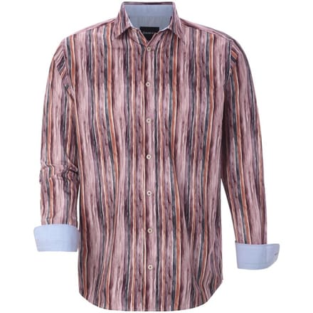 Babista herren Overhemd - 37/38 - rood - Plus Size