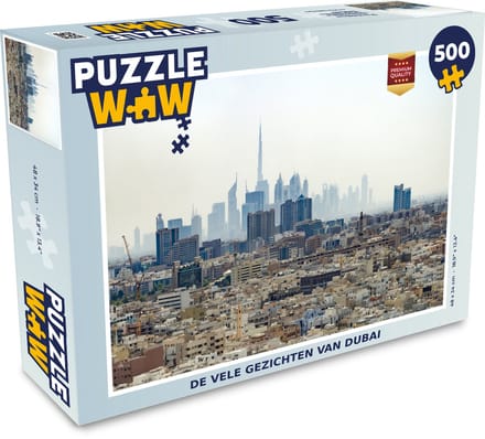 Puzzel De vele gezichten van Dubai - Legpuzzel - Puzzel 500 stukjes