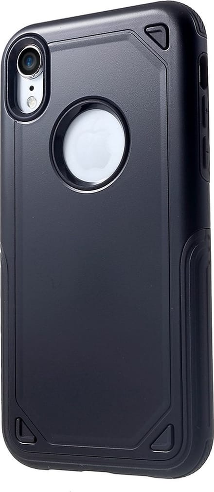 Peachy ProArmor protection hoesje bescherming geschikt voor iPhone XR case - Black