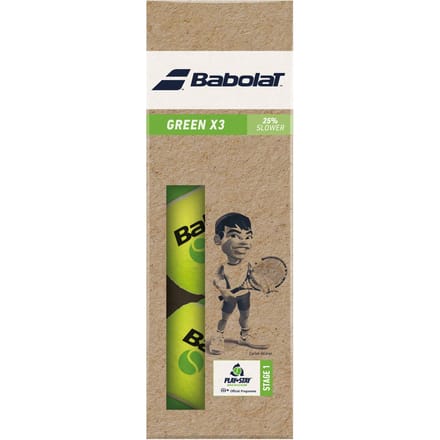 Babolat TennisballenKinderen Green X3 (3-can)