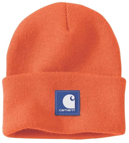 Carhartt Beanie met rubberen patch en horloge 106920