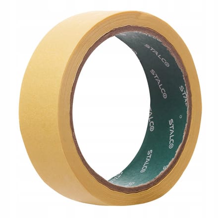 Stalco bord/afplaktape papier 19mm x 25m - Scherpe Randen