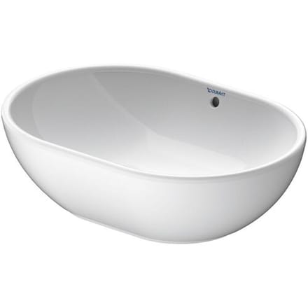 Duravit Foster opbouw wastafel 49.5x35cm met overloop wit