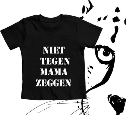 Strijkapplicatie - Niet tegen mama zeggen
